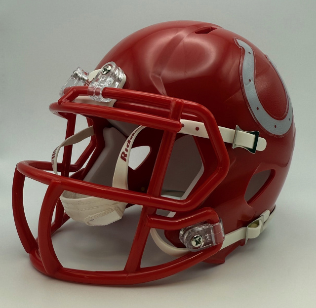 2010 riddell football helmets Lorain (2010) (OH) High School Mini Helmet Riddell Speed Mini Helmet and Mask with High Quality Decals RIDDELL Revo Classic Gloss White