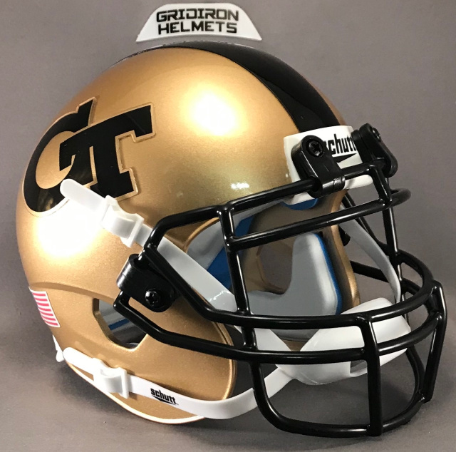 Schutt NCAA Georgia Tech Yellowjackets Football Helmet Desk Caddy 