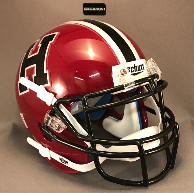 harvard football helmet