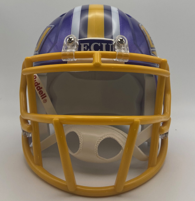 ecu pirates football helmet East Carolina Matte White Throwback Riddell Speed Replica Full Size The Speed Mini Helmet is a half EAST CAROLINA ECU PIRATES Mini