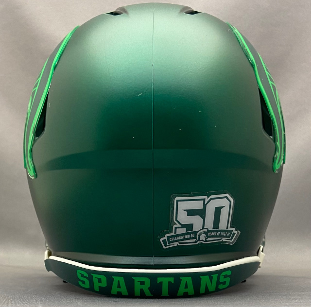 EYE SHIELD / VISOR ONLY! for MICHIGAN STATE SPARTANS Mini Football Helmet