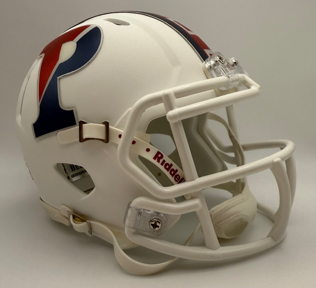 Penn Quakers University 2021 Matte White Satin Chrome Decals Riddell Speed  (Pre Order)