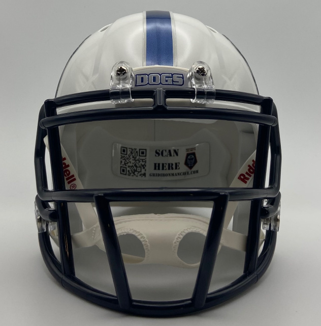 Samford Bulldogs 2020-2023 Chrome decals White Riddell Speed Samford Bulldogs 2020-2023 Chrome decals White Riddell Speed