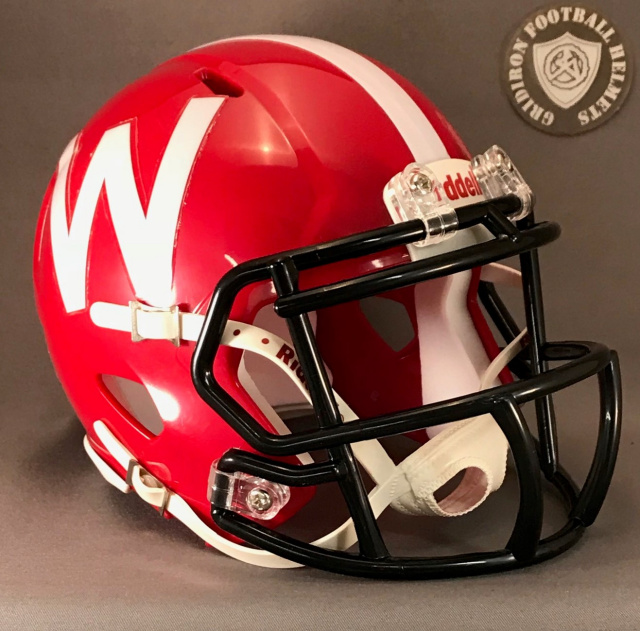 TJ Watt Signed Wisconsin Badgers Speed Eclipse NCAA Mini Helmet