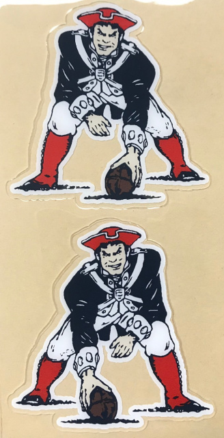 Cousino Patriots HS (MI) 1974 Throwback Side Decals Right and Left