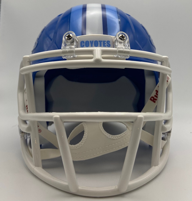 coyote football helmet South Dakota Coyotes Schutt NCAA College Authentic Mini measures 3x5 Coyote Football Unveils New Football