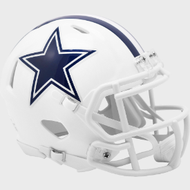 Dallas Cowboys White on field Alternate 2022 mini football helmet