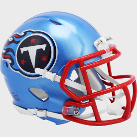 Tennessee Titans FLASH Mini Speed Football Helmet