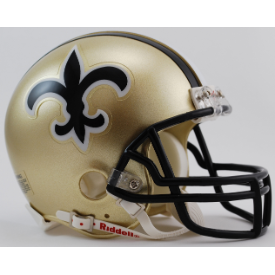 New Orleans Saints Unsigned Throwback (76-99) VSR4 Mini Helmet