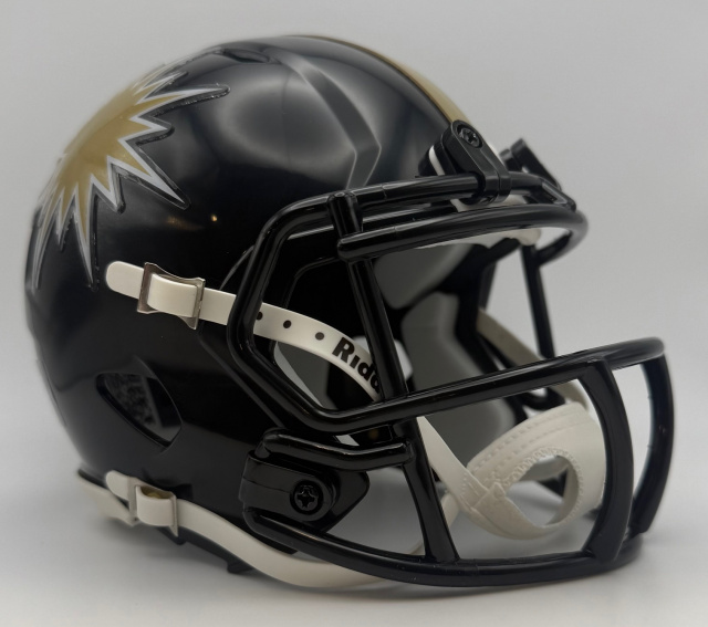 USFL mini football helmets