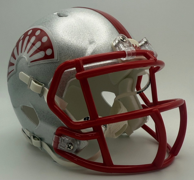 1985 football helmet Memphis Showboats 1984-1985 Riddell Speed