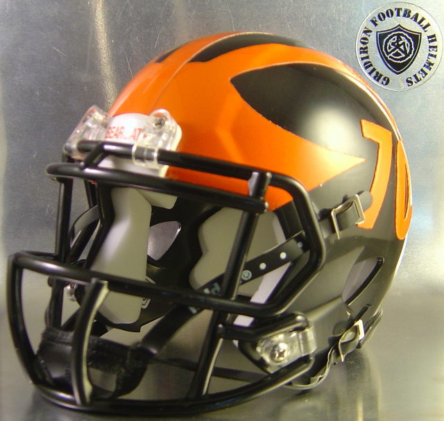 best football helmet 2015 Canton McKinley (OH) (2015) High School Mini Official colors and decals Riddell NFL New Orleans Saints