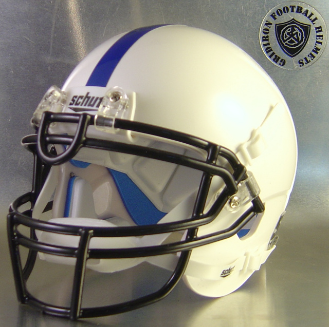 ebay blue football helmet Dennis Smith Autographed Broncos Metallic Mini 