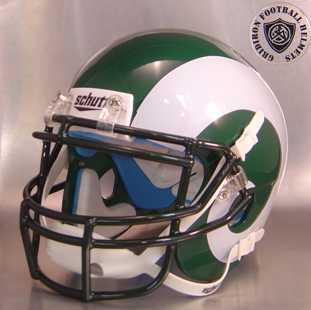 cd rams football helmet LA Riddell Speed Authentic Riddell replica football helmet Colorado St Rams (Ag Ram)